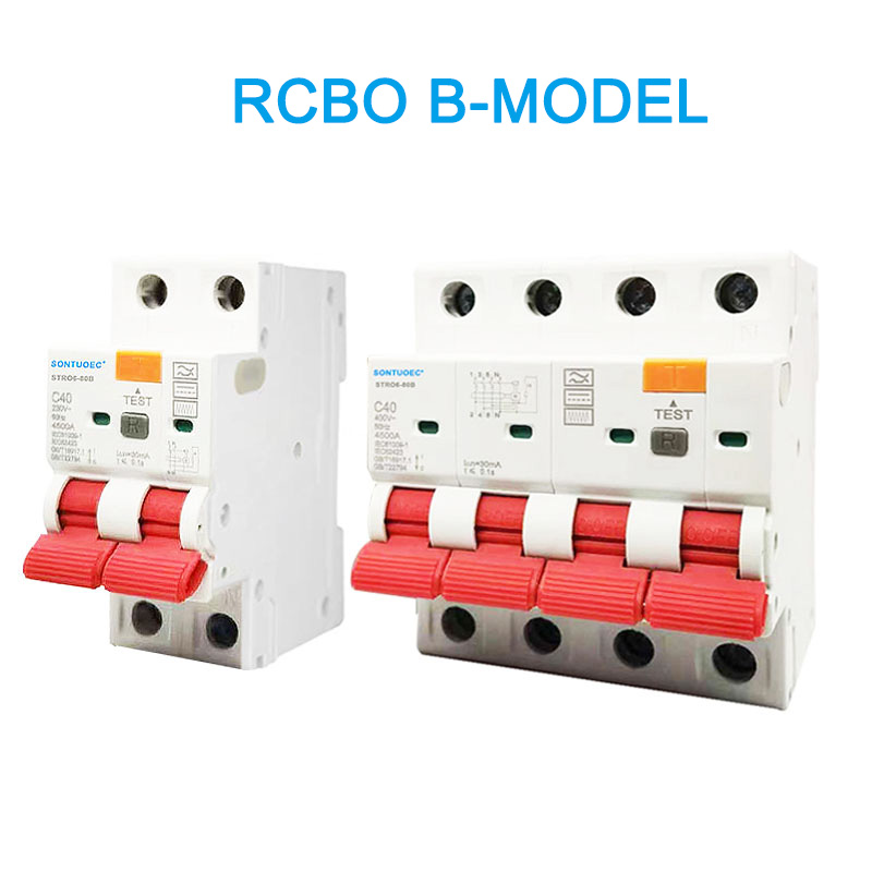 RCBO B Model 2P 4P Preostali tokovni odklopnik
