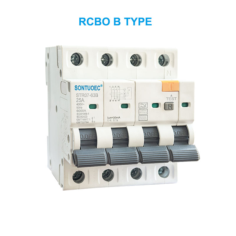 Stro7-63B RCBO B Type 2P 4P Preostali tokovni odklopnik