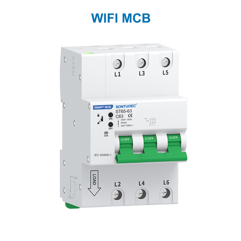 WiFi RS485 Večfunkcionalni IoT Inteligentni MCB RCBO Inteligentni odklopnik